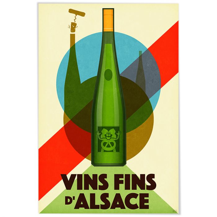 Affiche - Vins Fins d'Alsace