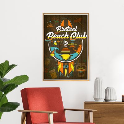 Affiche - Bretzel Beach Club