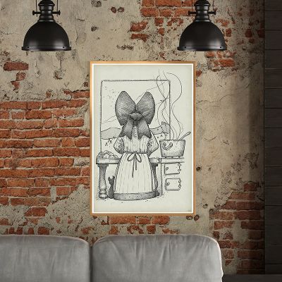 Affiche - Alsacienne au Fourneau-Artline