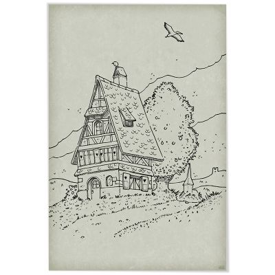 Affiche - Maison Campagne-Artline