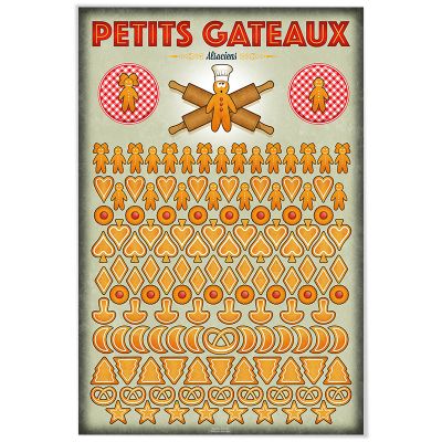 Affiche - Petits Gateaux Alsaciens Patisserie