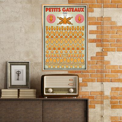 Affiche - Petits Gateaux Alsaciens Patisserie