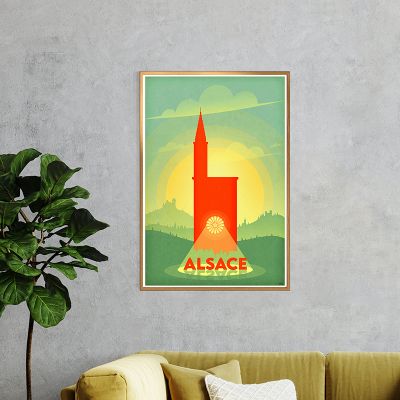 Affiche - Alsace - Cathédrale de Strasbourg