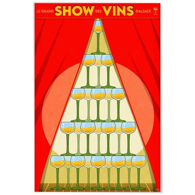 Affiche - Le Grand Show des Vins d'Alsace