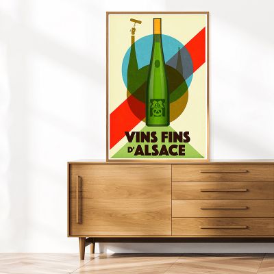 Affiche - Vins Fins d'Alsace