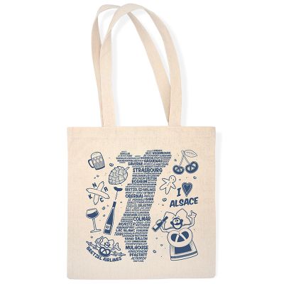 TOTE BAG - CARTE ALSACE