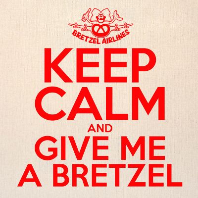 TOTE BAG - KEEP CALM BRETZEL