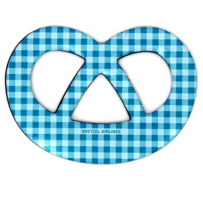 Magnet - BRETZEL VICHY - bleu