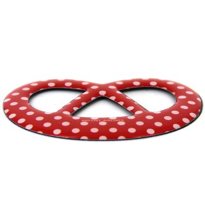 Magnet - BRETZEL POIS - rouge
