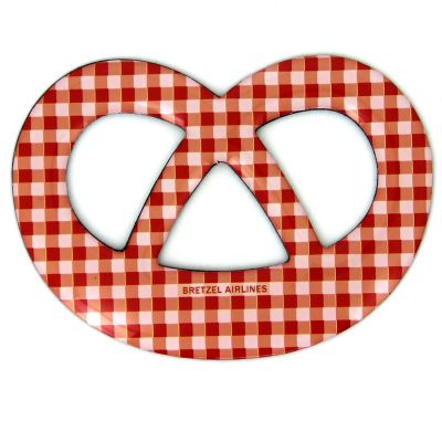 Magnet - BRETZEL VICHY - rouge