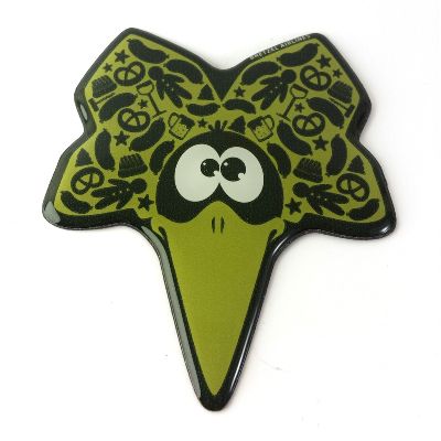 Magnet - CIGOGNE POCHOIR ALSACIEN - anis