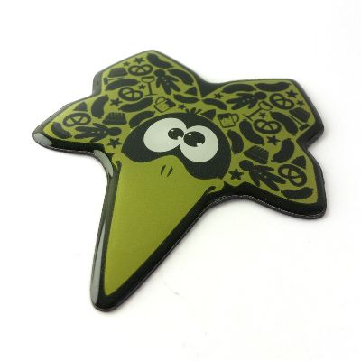 Magnet - CIGOGNE POCHOIR ALSACIEN - anis