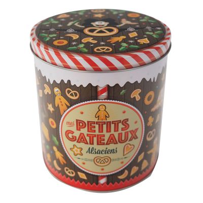 BOITE RONDE (13 x 14cm) - PETITS GATEAUX