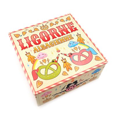 BOITE CARREE (20 x 9cm) - ALSACE LICORNE