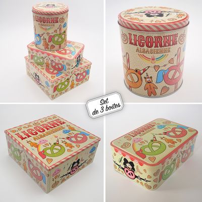 Set de 3 Boites - Alsace Licorne