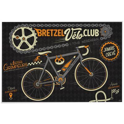 Affiche - Bretzel Velo Club - horizontal