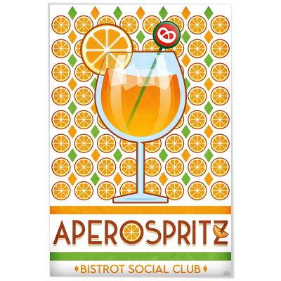 Affiche - Cocktail Apéro Spritz