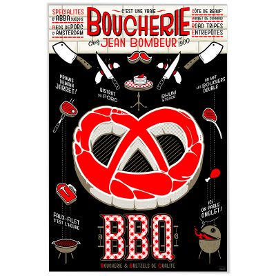Affiche - Barbecue Bretzel BBQ