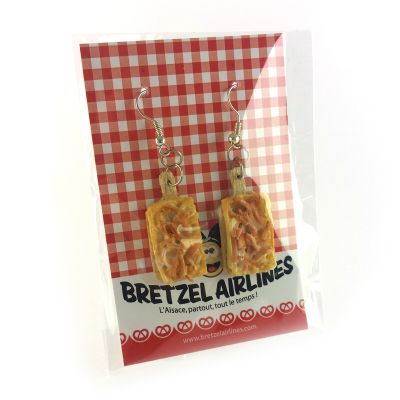 BOUCLE D'OREILLE - tarte flambee