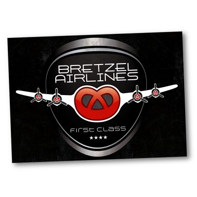 Carte postale - BRETZEL AIRLINES BLASON
