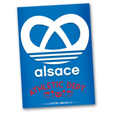 Carte postale - ALSACE ATHLETIC