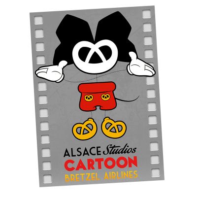 Carte postale - BRETZEL MOUSE