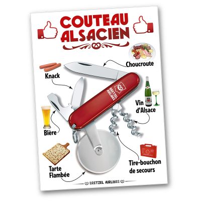 Carte postale - COUTEAU ALSACIEN