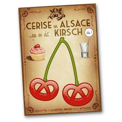Carte postale - CERISE ALSACE