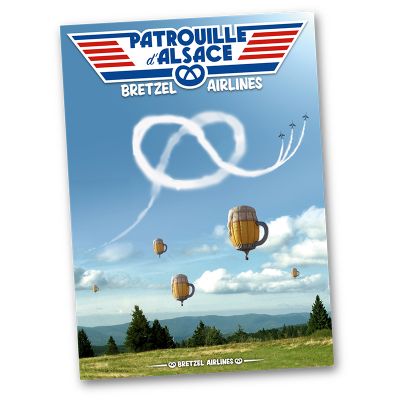 Carte postale - PATROUILLE ALSACE