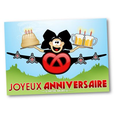 Carte postale - JOYEUX ANNIVERSAIRE