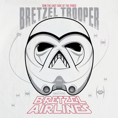T-shirt enfant - BRETZEL TROOPER - blanc