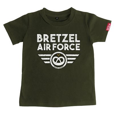 T-shirt enfant - Bretzel Air Force - kaki