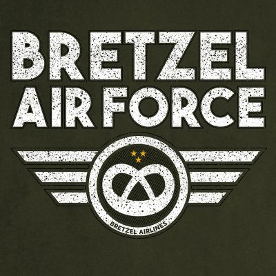 T-shirt enfant - Bretzel Air Force - kaki