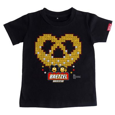 T-shirt enfant - Brickstub Bretzel - noir
