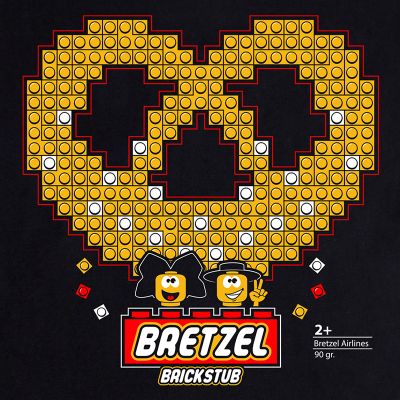 T-shirt enfant - Brickstub Bretzel - noir