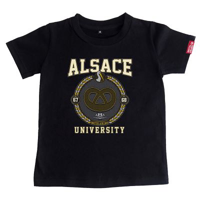 T-shirt enfant - University Alsace - noir