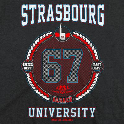 T-shirt - University Strasbourg - gris anthracite