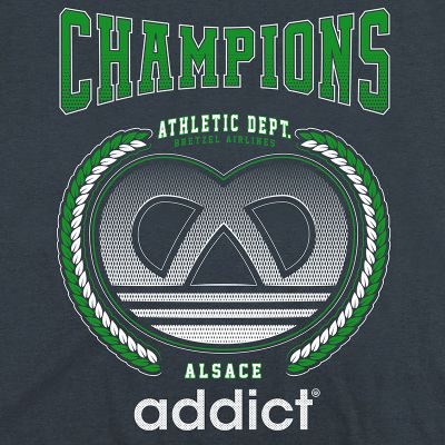 T-shirt - Champions Alsace Addict - bleu foncé