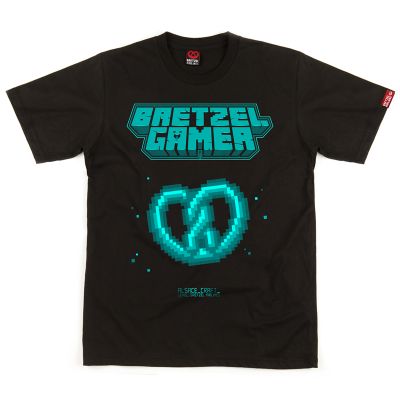 T-shirt - Bretzel Gamer - noir