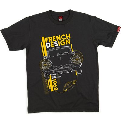 T-shirt - Retro - DS French Design - gris anthracite