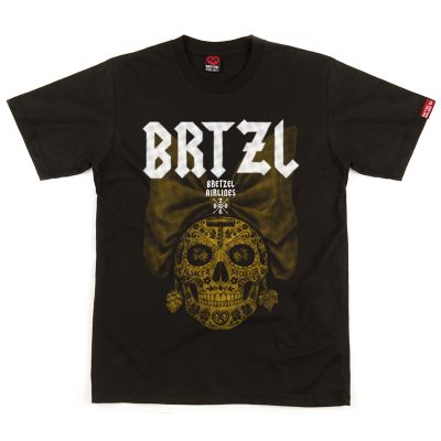 T-shirt - BRTZL Skull Head - noir