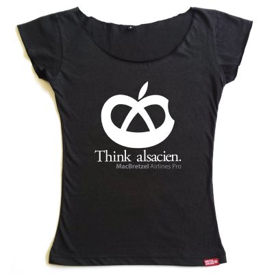 T-shirt cintré - MAC BRETZEL - gris anthracite