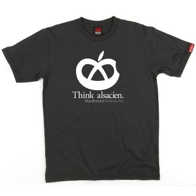 T-shirt - MAC BRETZEL - gris anthracite
