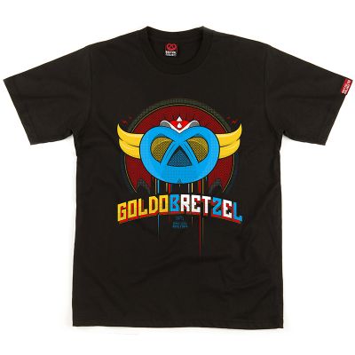 T-shirt - Goldo Bretzel Comics - noir