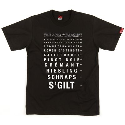 T-shirt - OPHTALMO VINS - noir
