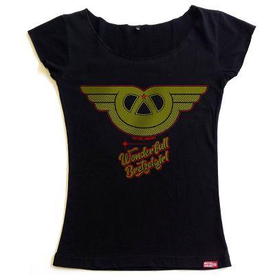 T-shirt cintré - WONDER BRETZEL - noir