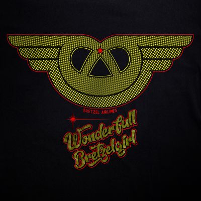 T-shirt cintré - WONDER BRETZEL - noir