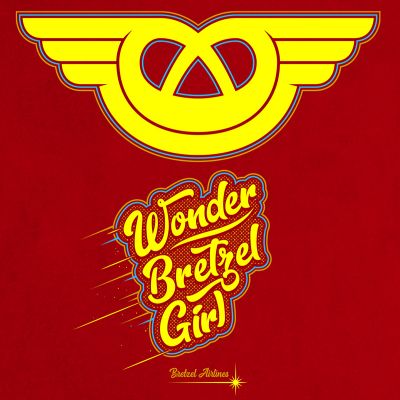 T-shirt enfant - Wonder Bretzel - rouge
