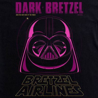 T-shirt cintré - DARK BRETZEL - noir