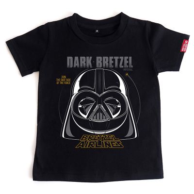 T-shirt enfant - DARK BRETZEL - noir